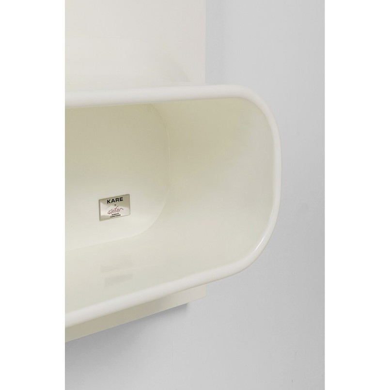 Miroir mural Aero LED blanc 80x141cm