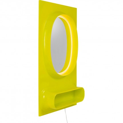 Miroir Aero LED 141x80cm vert Kare Design
