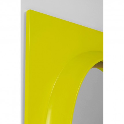 Mirror Aero LED 141x80cm green Kare Design