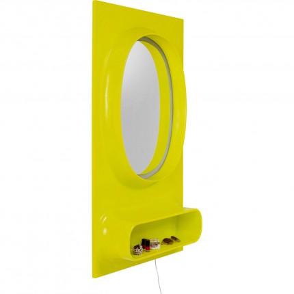 Miroir Aero LED 141x80cm vert Kare Design