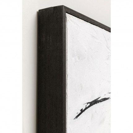 Tableau Sketch 120x120cm blanc Kare Design