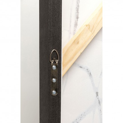 Canvas Picture 120x120cm white Kare Design