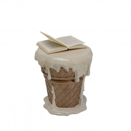 Tabouret glace 37cm vanille Kare Design