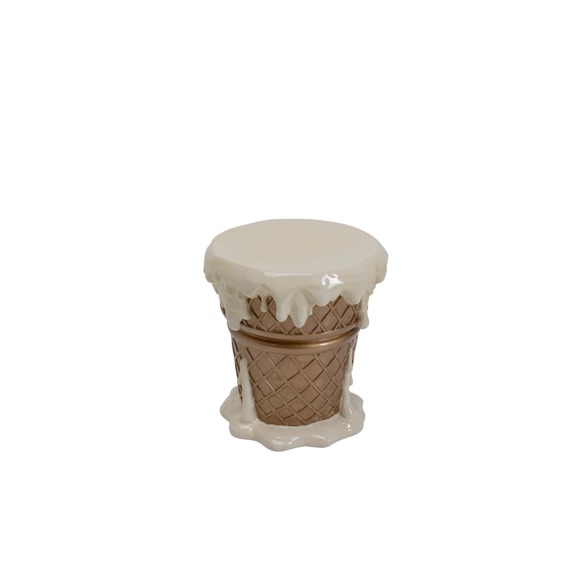 Tabouret Ice Cream Vanilla Ø37cm