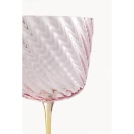 Verre à vin Twist 22cm ass.