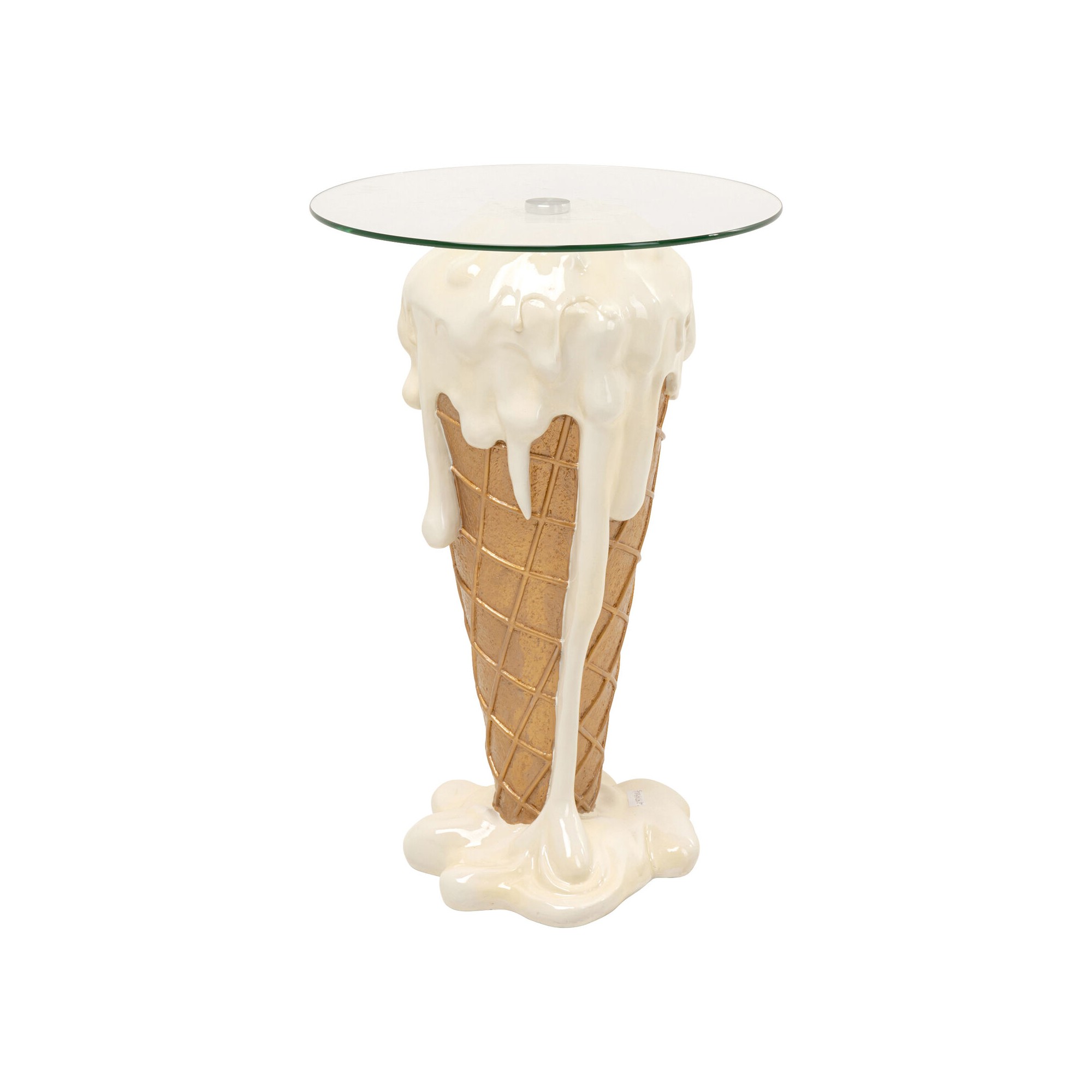 Table bistrot Ice crème vanilla Ø48cm