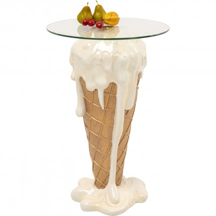 Bar Table icecream vanilla Ø48cm Kare Design