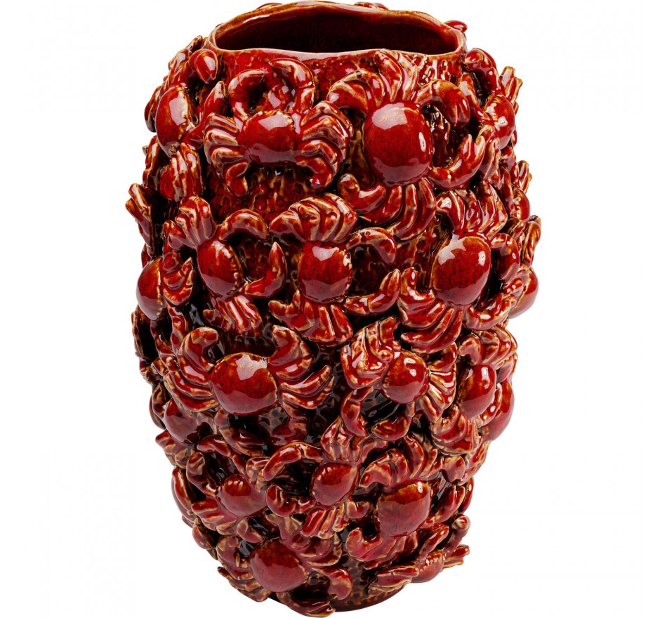 Vase crabes 39cm Kare Design