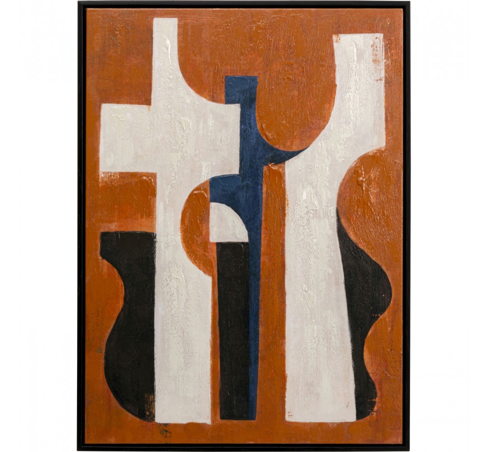 Canvas Picture Pinceau Shape 55x75cm Kare Design