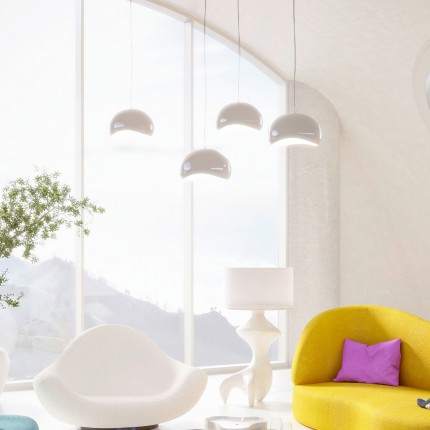 Pendant Lamp Cloud Beam 45cm white Kare Design