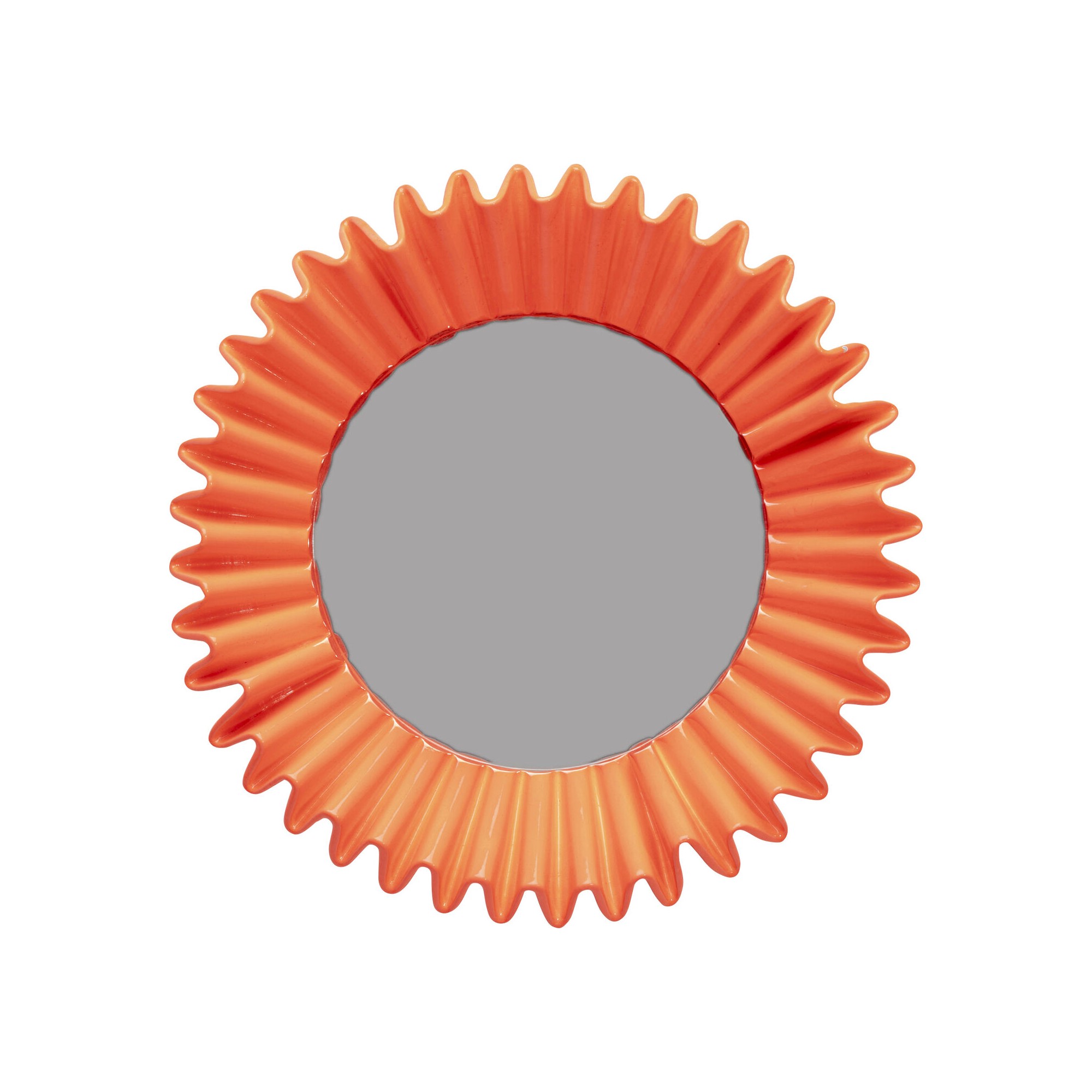 Miroir mural Hermosa orange Ø32cm