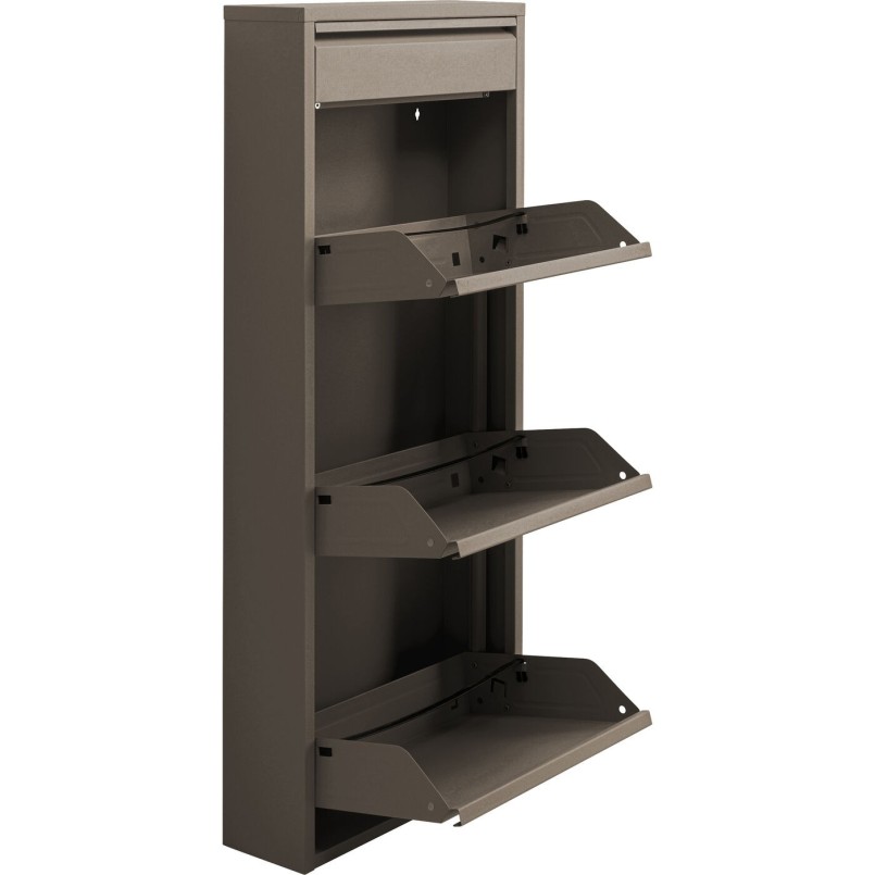 Meuble à chaussures Caruso 3+1 taupe