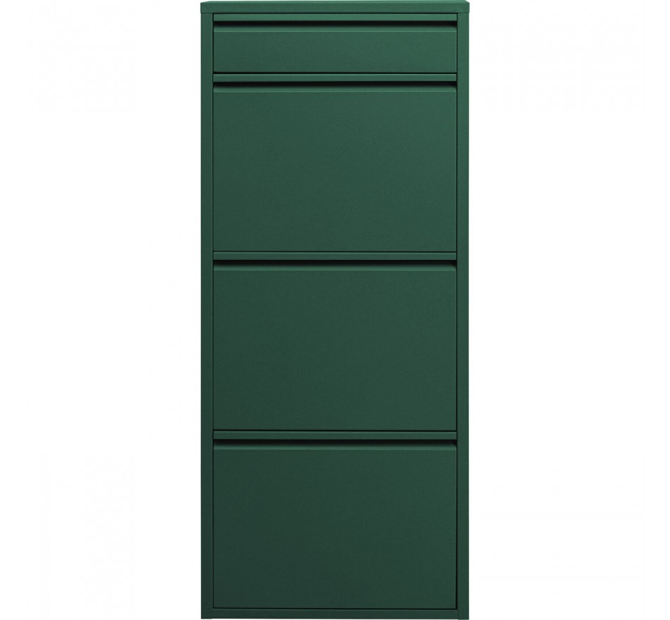 Shoe Container Caruso green 3+1 drawers Kare Design