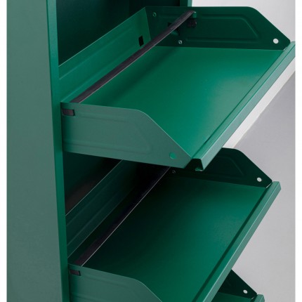Shoe Container Caruso green 3+1 drawers Kare Design