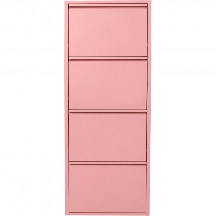 Shoe Container Caruso pink 4 drawers Kare Design