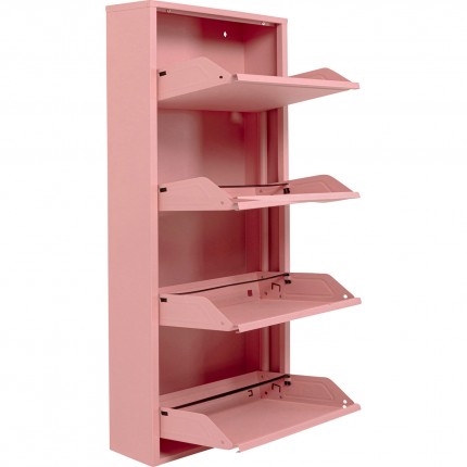 Shoe Container Caruso pink 4 drawers Kare Design