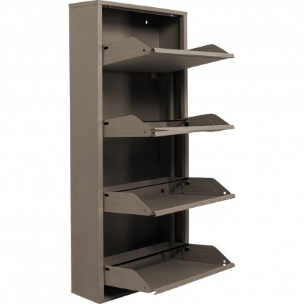 Shoe Container Caruso taupe 4 drawers Kare Design