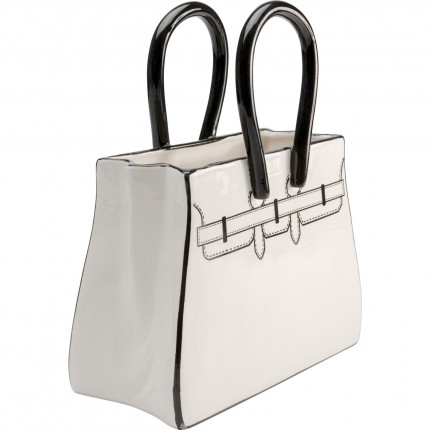 Vase Favola bag white and black Kare Design