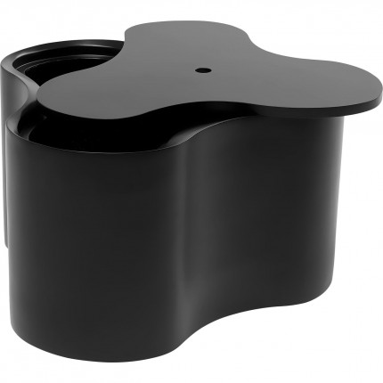 Table basse Lotus 30cm noire Kare Design