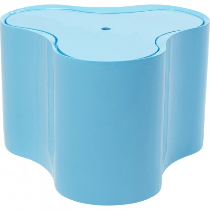 Table basse Lotus 35cm bleue Kare Design