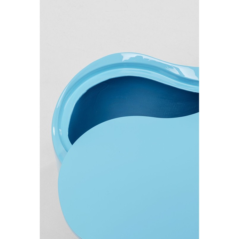 Table d appoint Lotus bleu clair 35cm