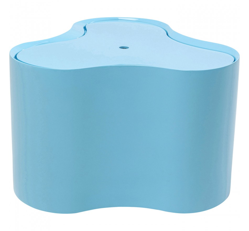 Table basse Lotus 30cm bleue Kare Design