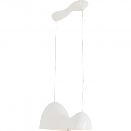 Suspension Cloud Beam Double 100cm blanche Kare Design
