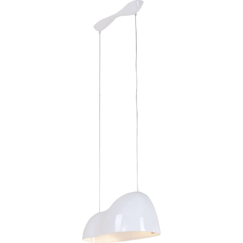 Suspension Cloud Beam Double blanc 70cm