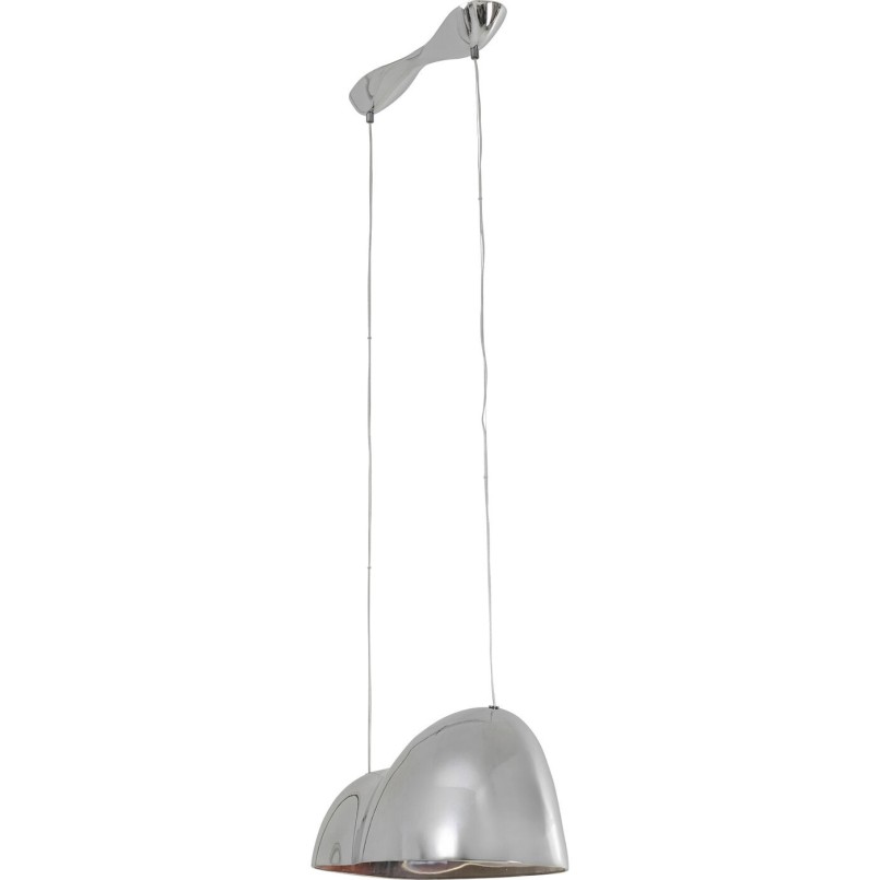 Suspension Cloud Beam Double silver 70cm