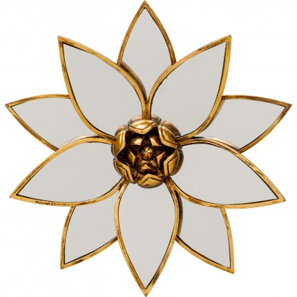 Déco murale miroir lotus 33cm Kare Design