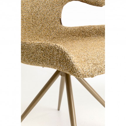 Chaise pivotante avec accoudoirs Golo Kare Design