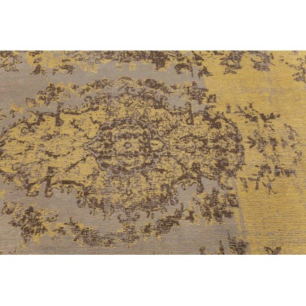 Tapis Kelim Pop jaune 240x170 Kare Design