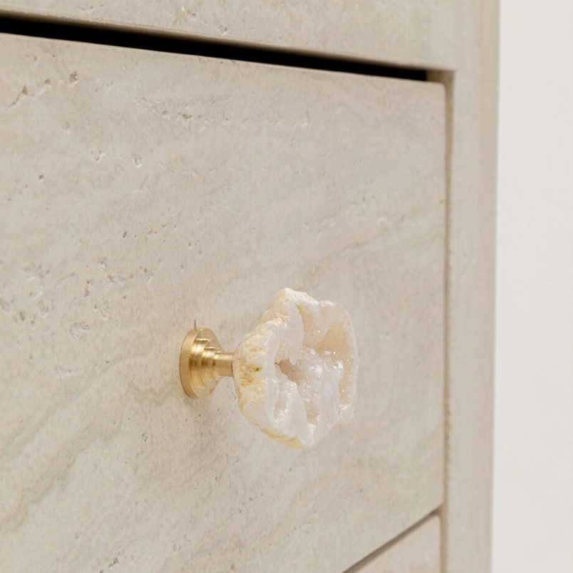 Nightstand Travertino 2 drawers Kare Design