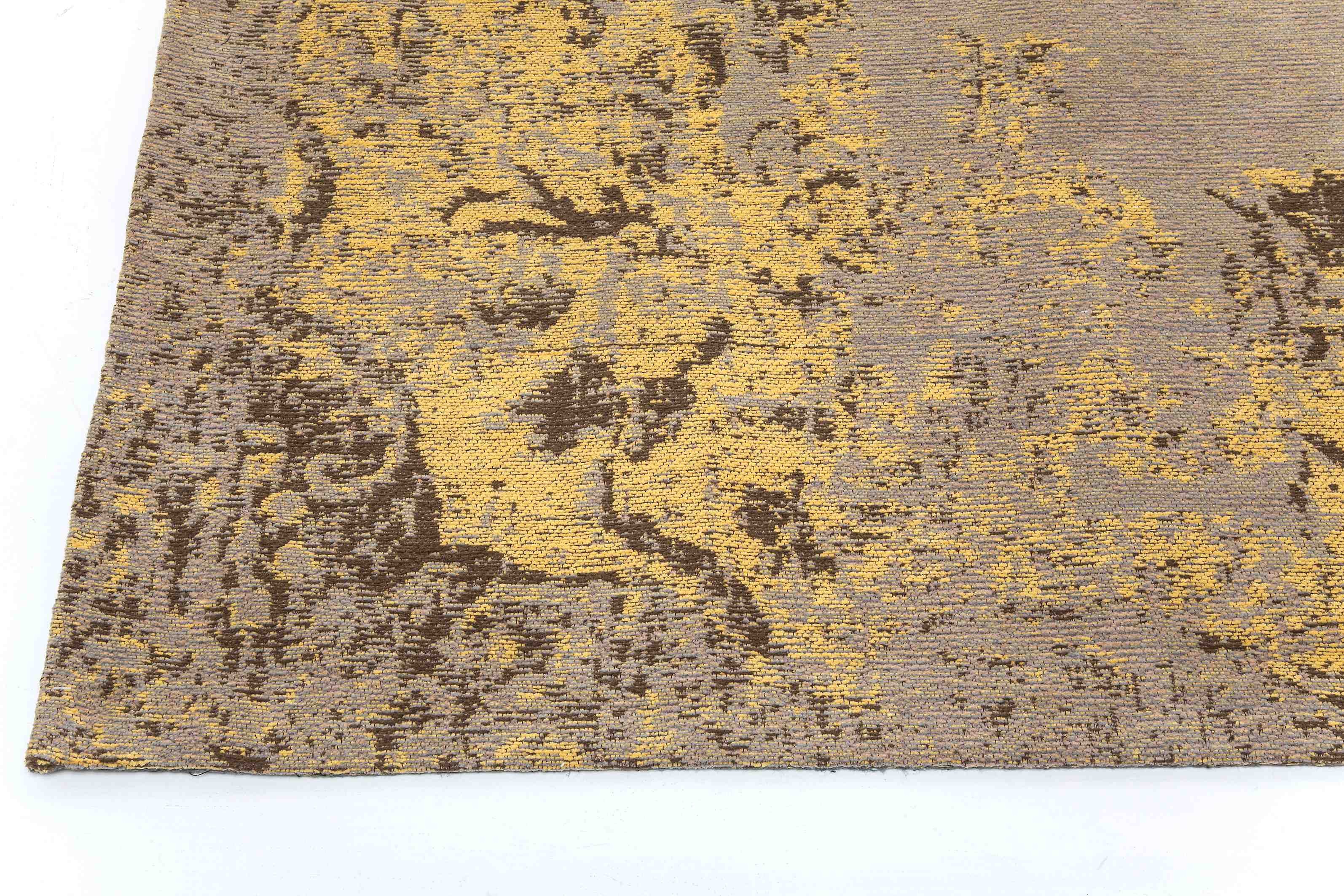 Tapis Kelim Pop jaune 240x170cm Kare Design