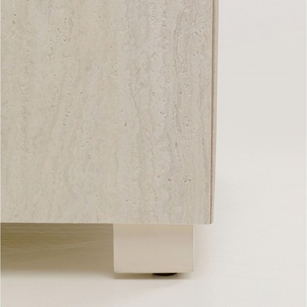 Nightstand Travertino 1 drawer Kare Design