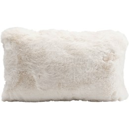 Coussin fluffy tout doux teinte crème - Mika - Kare Design