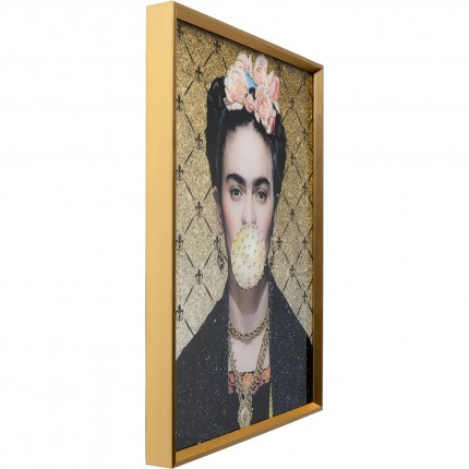 Tableau Frame artiste chewing-gum 40x50cm Kare Design