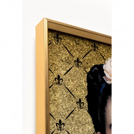 Framed Picture artist chewing-gum 40x50cm Kare Design