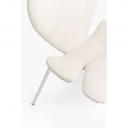 Chaise Soft Petal crème Kare Design