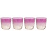 Verres à eau dégradé violet et rose - Twist - Kare Design