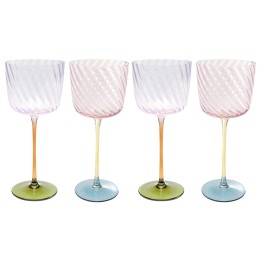 Verres à vin en verre multicolore - Twist - Kare Design