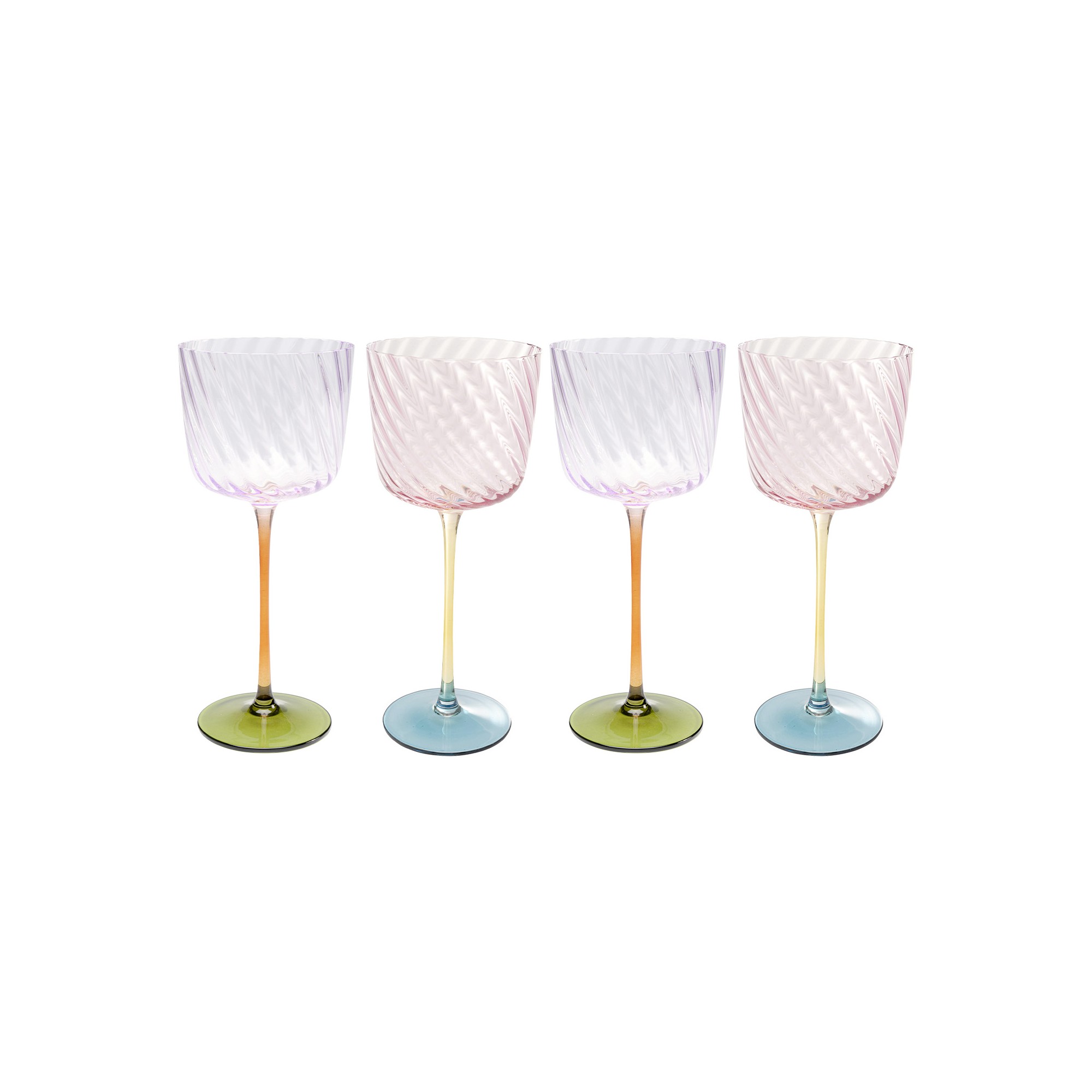 Wine Glass Twist (4/set) Kare Design
