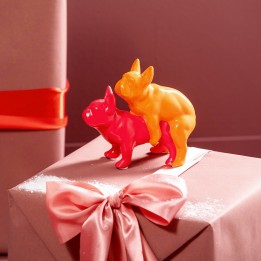 Décoration chiens orange et rouge - Love Dogs - Kare Design