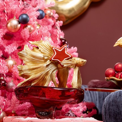 Coupe Salut rouge 34cm Kare Design