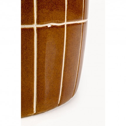 Table d'appoint Bliss Tile 33cm marron Kare Design