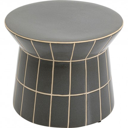 Side Table Bliss Tile Ø38cm blue Kare Design