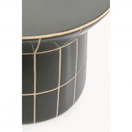 Table d'appoint Bliss Tile 38cm bleue Kare Design