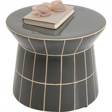 Table d'appoint Bliss Tile 38cm bleue Kare Design