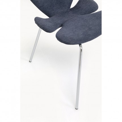 Chaise Soft Blossom bleue Kare Design
