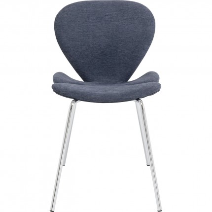 Chaise Soft Petal bleue Kare Design